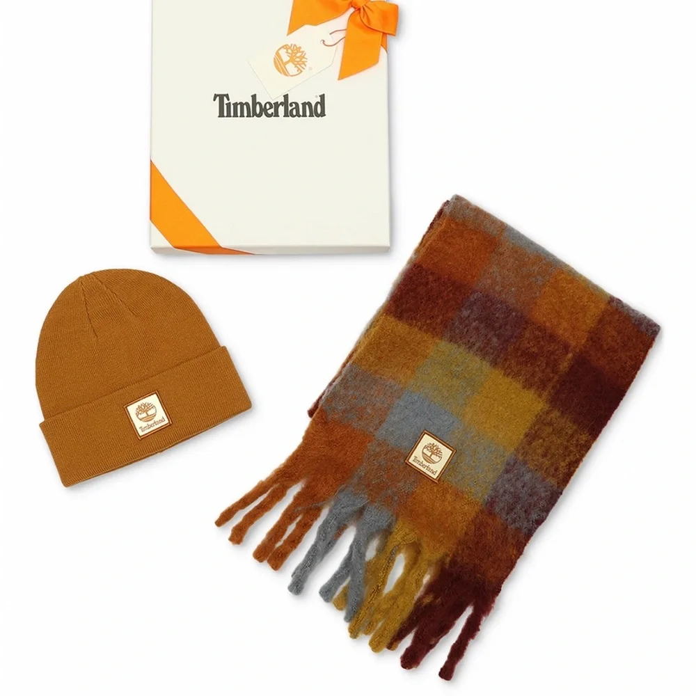Timberland Tan Hat and Scarf Gift Set - Picture 3 of 3